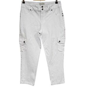 Sabrina Lauren Cropped Capri Cargo Pants Size 14